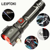 Portable LED Flashlight – Multi-Tool Torch for Camping & Emergency Use
